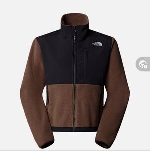 The North Face Woman's Brown and Black Fleece Jacket
